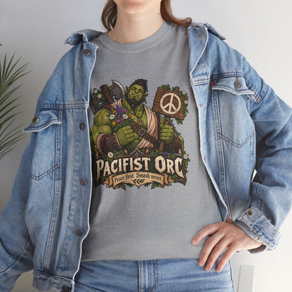 Pacifist Orc T-Shirt | Lustiges Fantasy Shirt mit friedlichem Ork