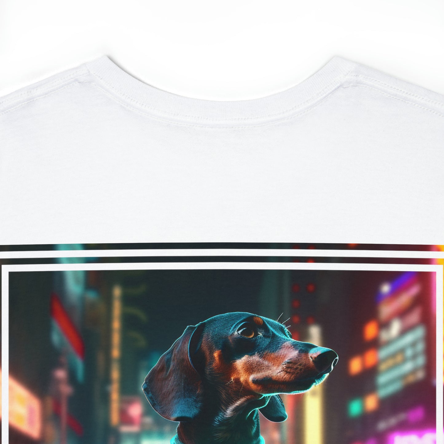 Cyberpunk Dackel T-Shirt | T-Shirt für Cyberpunk- und Hundefans