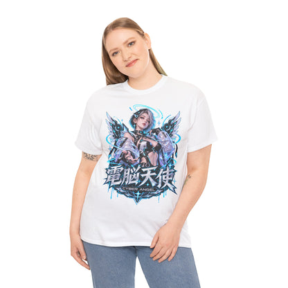 Cyber Angel T-Shirt | Anime-Geschenk für Cyberpunk-Fans