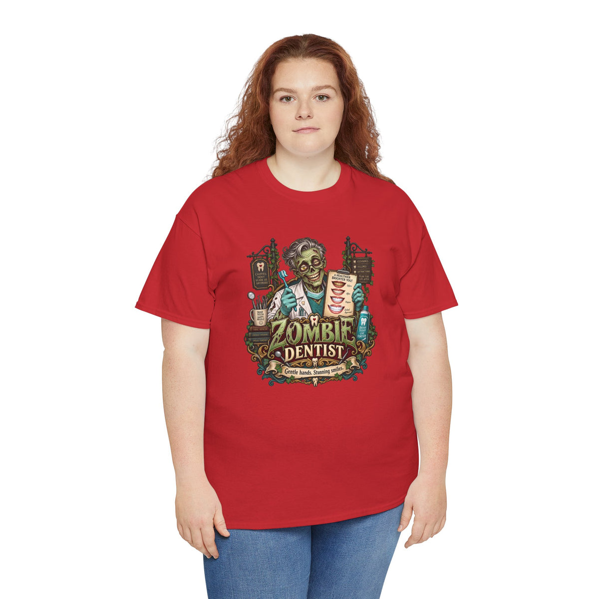 Zombie Dentist T-Shirt | Lustiges Geschenk für Zahnärzte