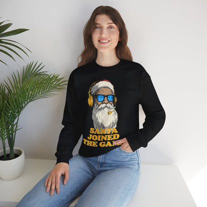 Santa joined the game – Gaming-Pullover für Weihnachten
