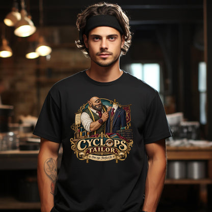 Cyclops Tailor T-Shirt | Lustiges Geschenk für Schneider und Nähfans
