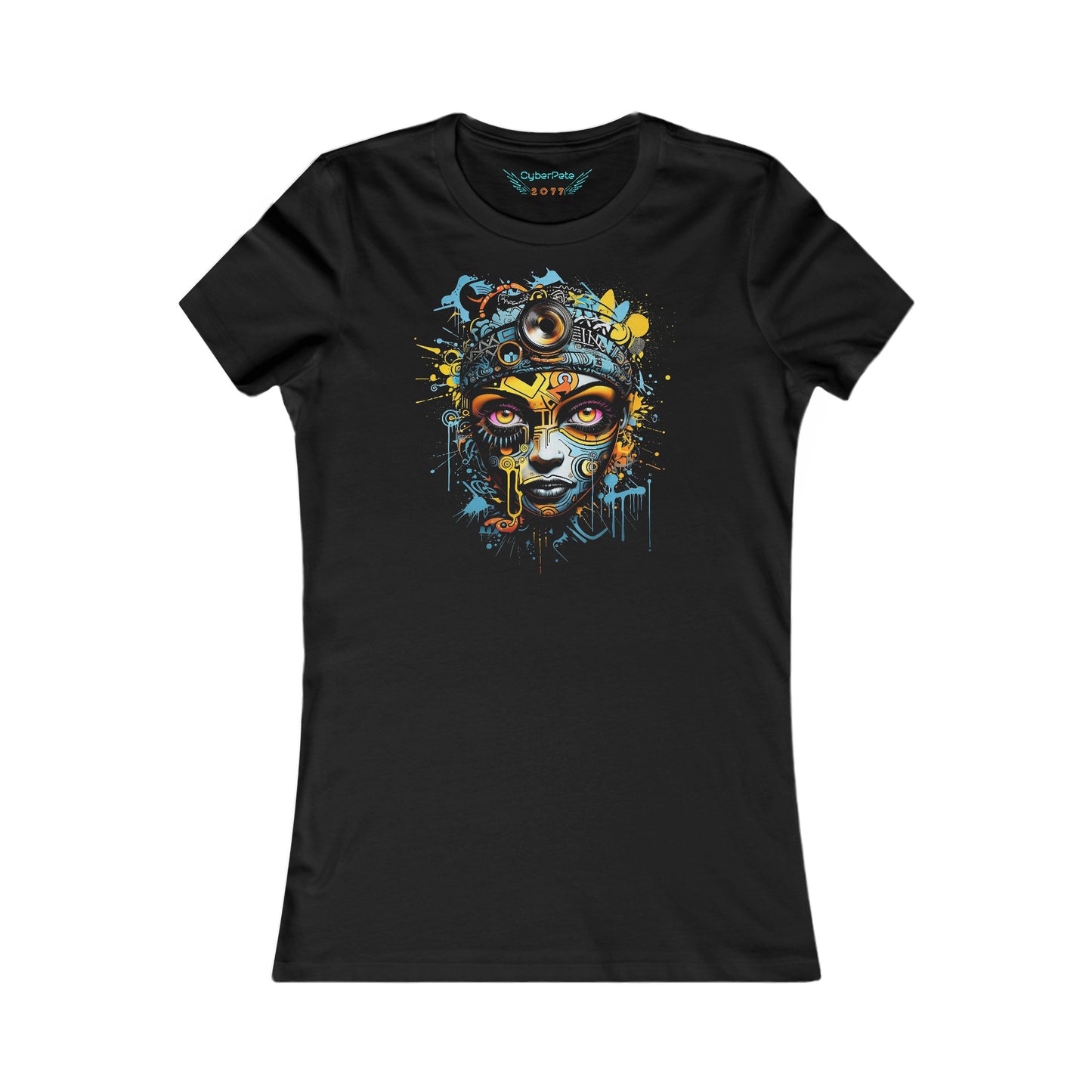 Graffiti Girl T-Shirt | Urbanes Street Art T-Shirt