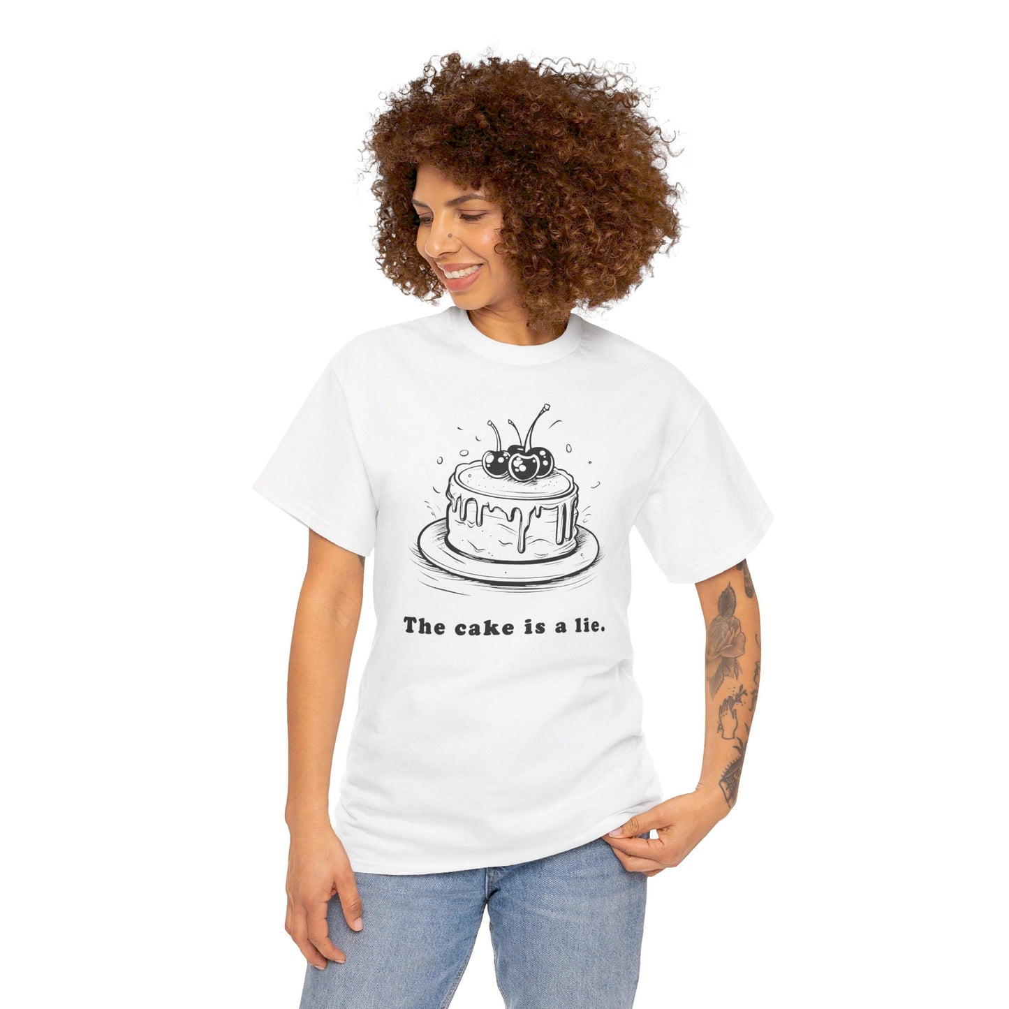 "The Cake is a Lie" T-Shirt | T-Shirt für Gamer