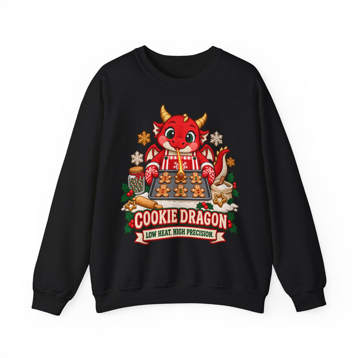 Cookie Dragon Weihnachtspullover | Geschenk für Hobbybäcker
