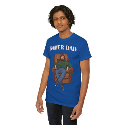 GAMER DAD T-Shirt Retro | Lustiges Geschenk für Zocker-Väter