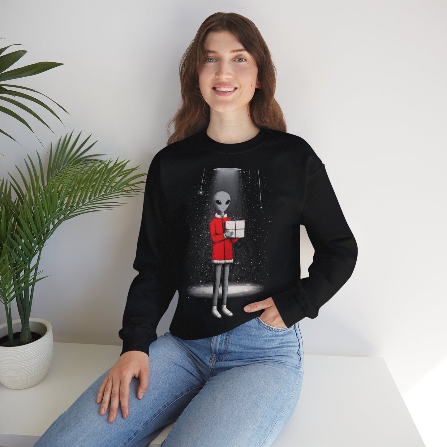Alien Xmas Sweater – Kuscheliger Sci-Fi Weihnachtspullover