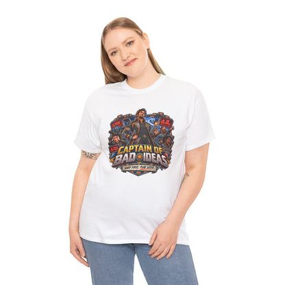 Captain of Bad Ideas T-Shirt | Geschenk für Chefs und Teamleiter