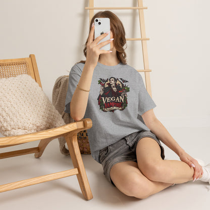 Vegan Vampire T-Shirt | Lustiges Veganer Shirt mit Vampir