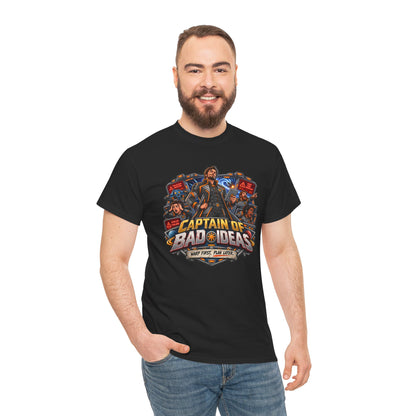 Captain of Bad Ideas T-Shirt | Geschenk für Chefs und Teamleiter