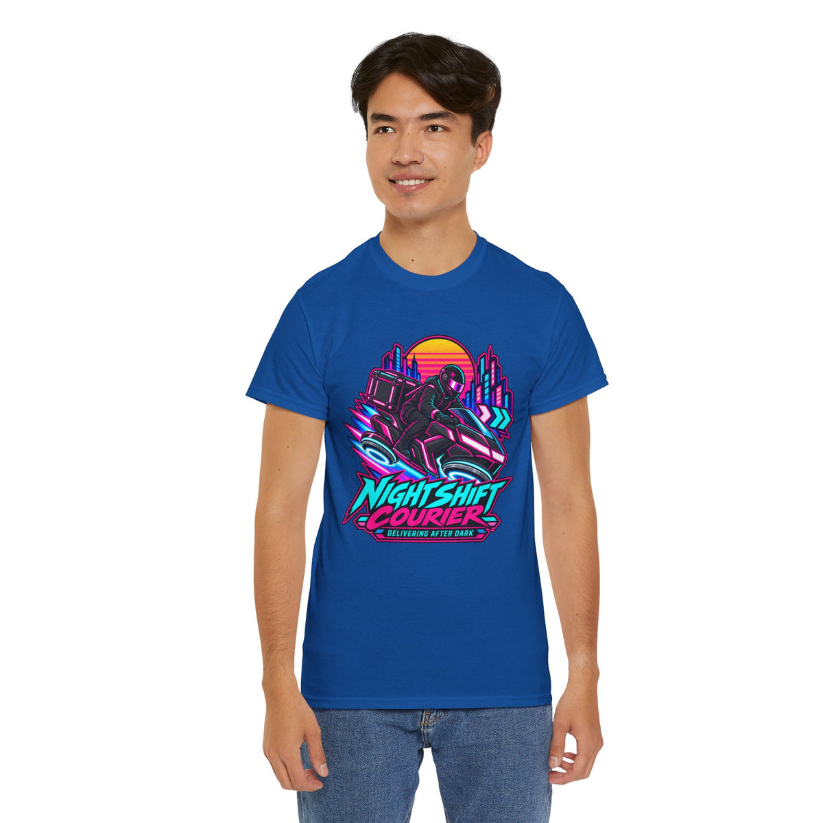 Nightshift Courier T-Shirt | Geschenk für Kuriere und Lieferfahrer