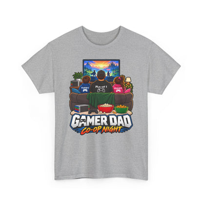 Gamer Dad Co-op Night T-Shirt | Geschenk für Papa von den Kindern