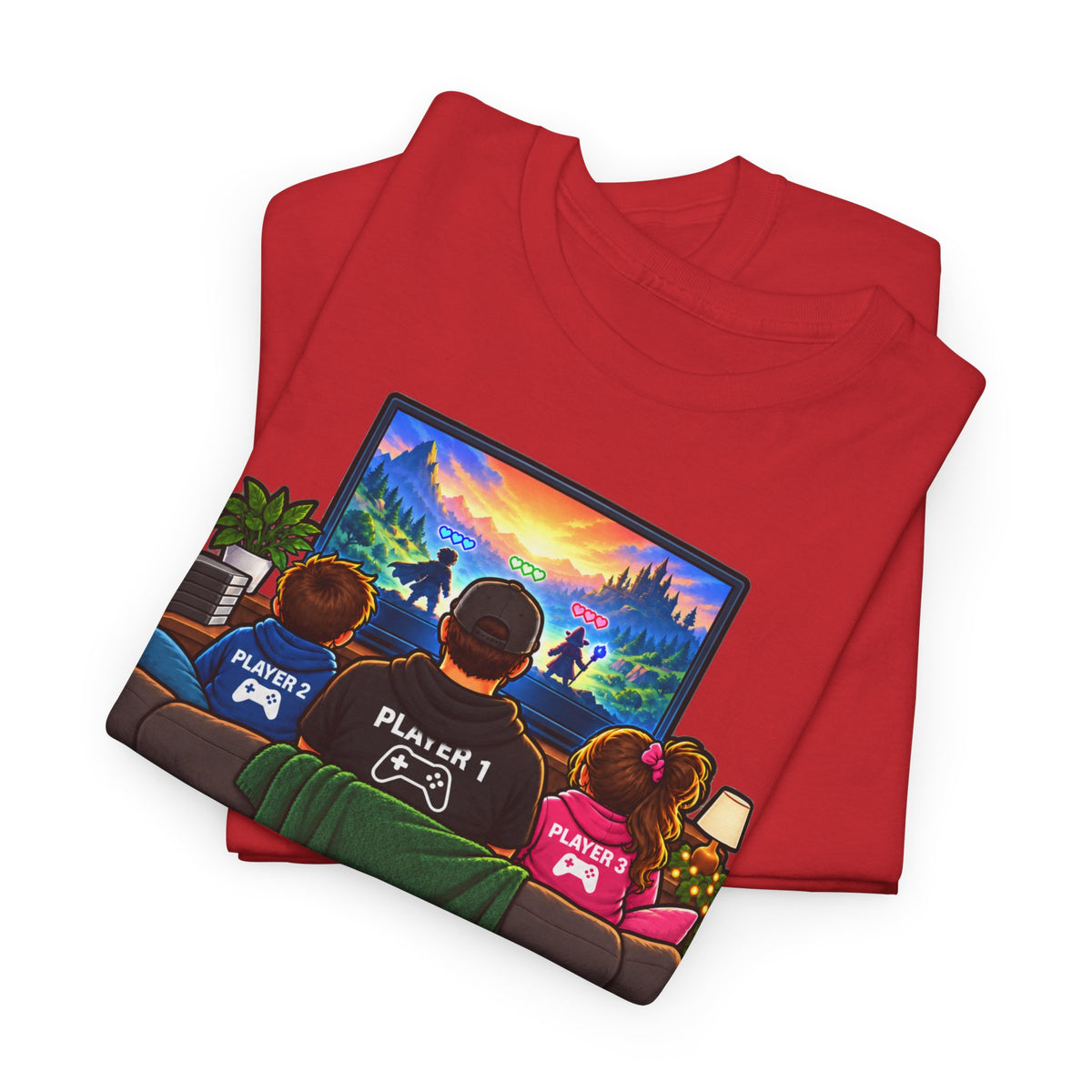 Gamer Dad Co-op Night T-Shirt | Geschenk für Papa von den Kindern
