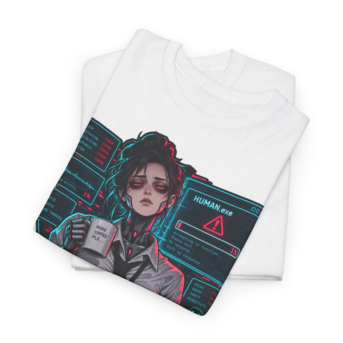 HUMAN.exe T-Shirt | Lustiges Geschenk für Büro und Kollegen