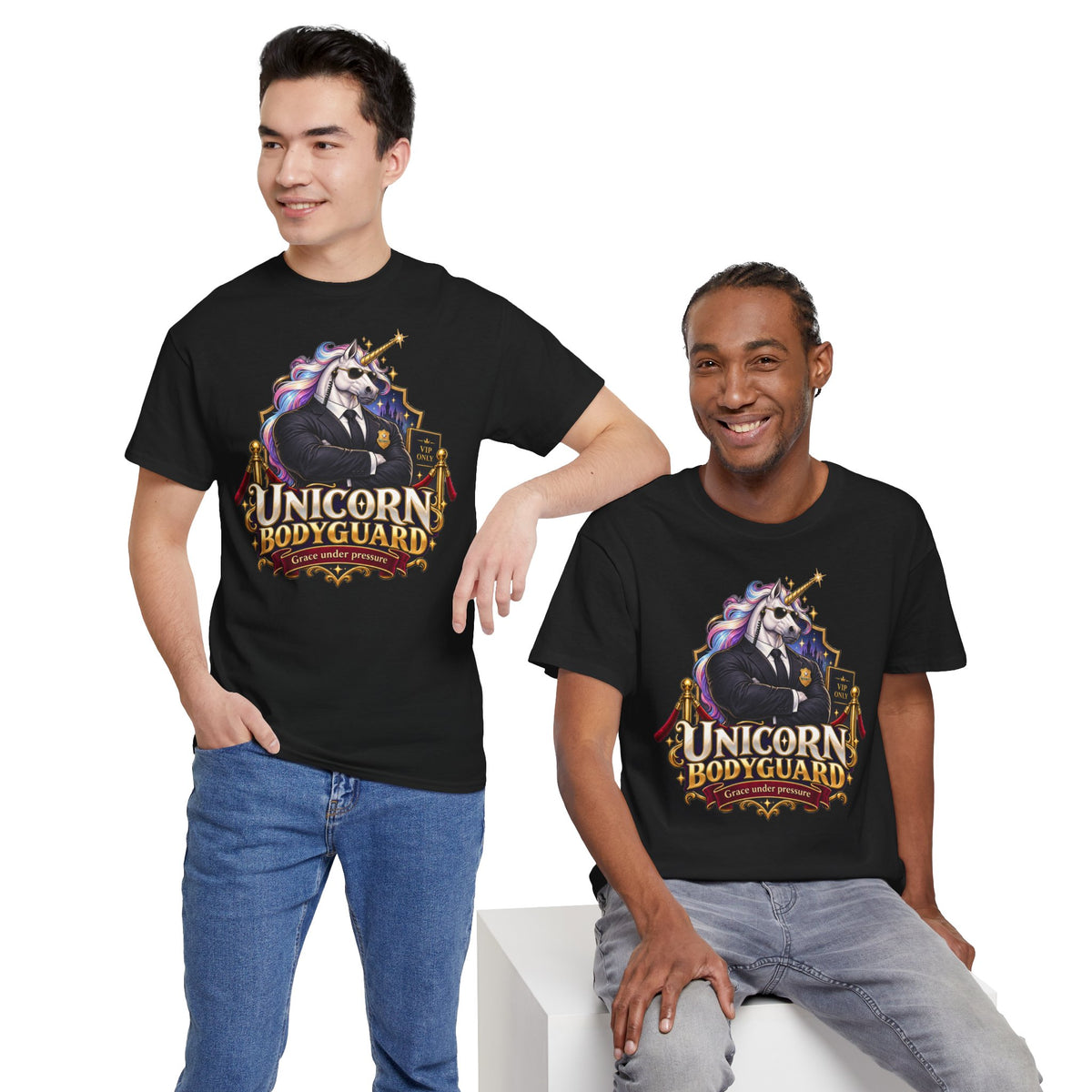 Unicorn Bodyguard T-Shirt | Geschenk für Security und Türsteher