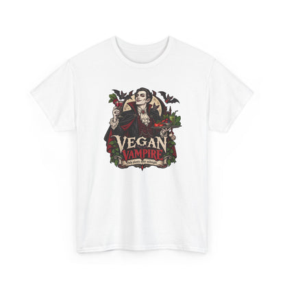 Vegan Vampire T-Shirt | Lustiges Veganer Shirt mit Vampir