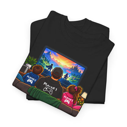 Gamer Dad Co-op Night T-Shirt | Geschenk für Papa von den Kindern