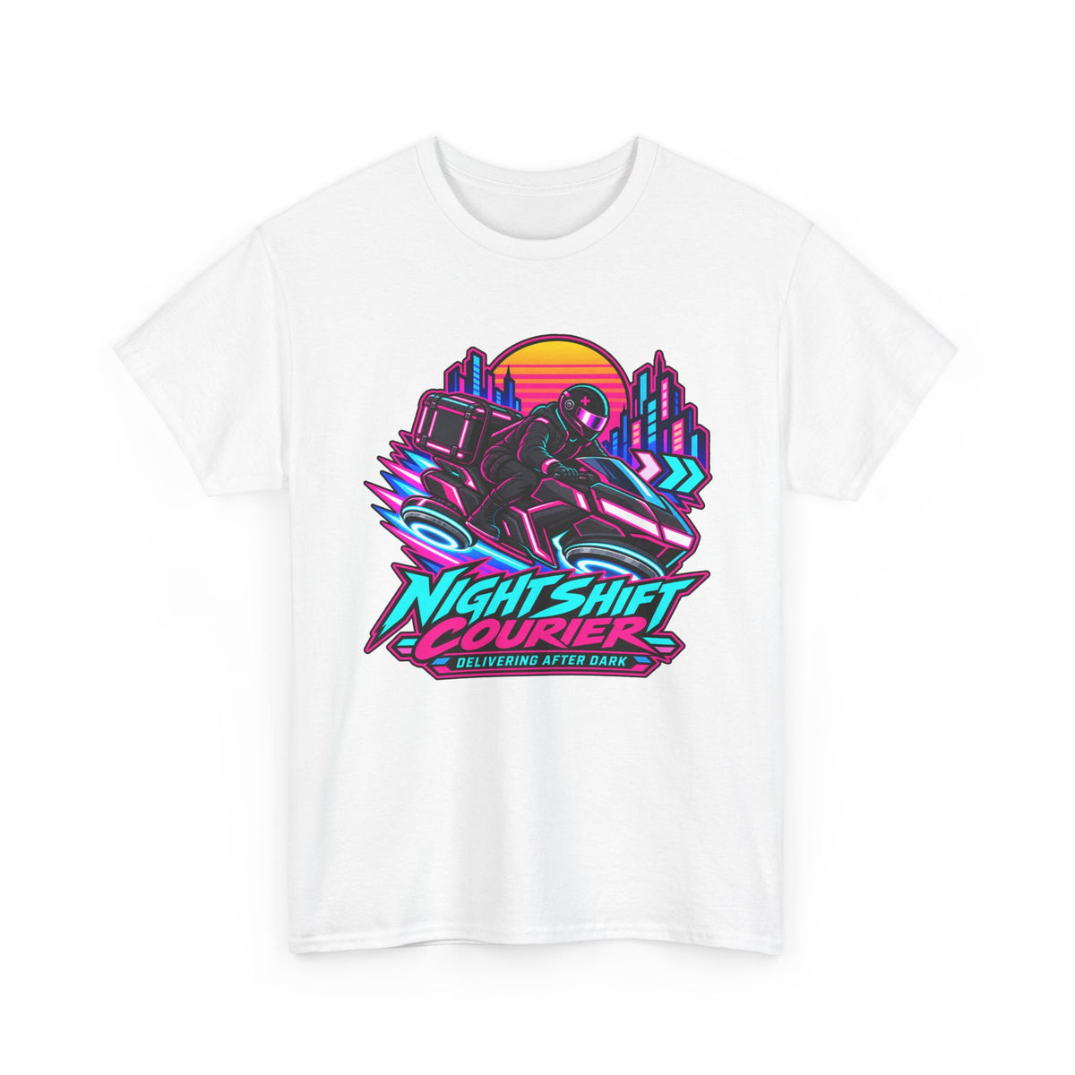 Nightshift Courier T-Shirt | Geschenk für Kuriere und Lieferfahrer
