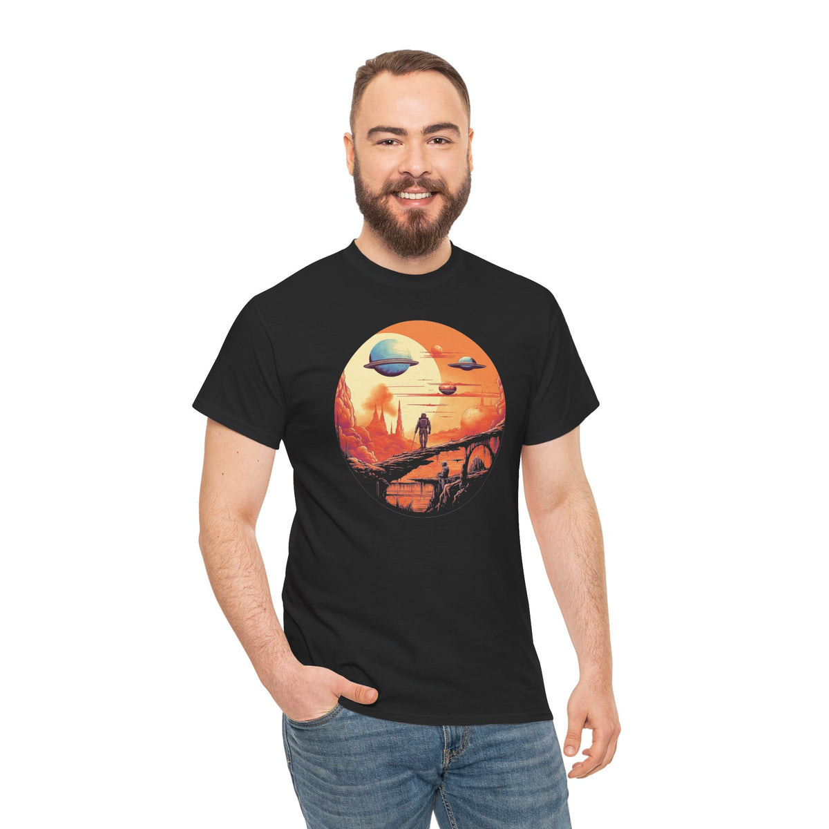 Fremde Welten T-Shirt | T-Shirt für Retro Sci-Fi Fans