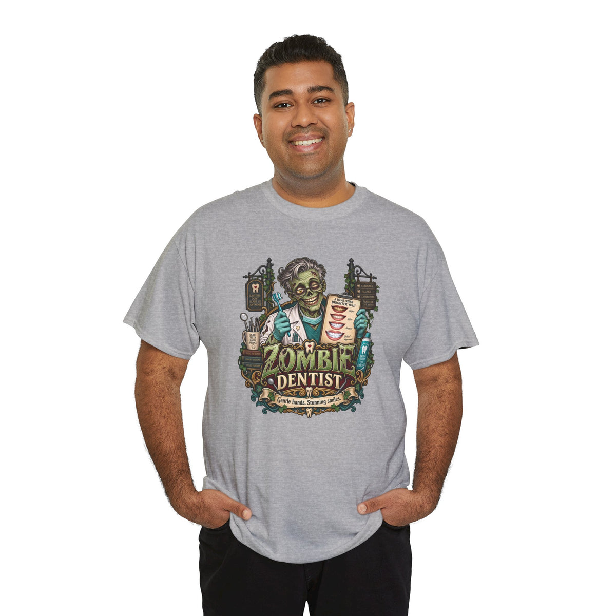 Zombie Dentist T-Shirt | Lustiges Geschenk für Zahnärzte