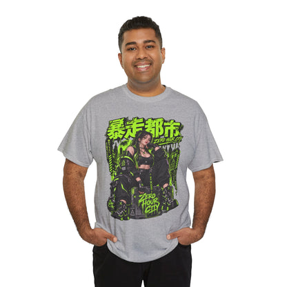 Zero Hour City T-Shirt | Streetwear-Geschenk für Techwear-Fans