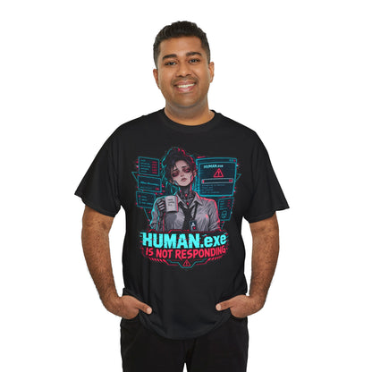 HUMAN.exe T-Shirt | Lustiges Geschenk für Büro und Kollegen
