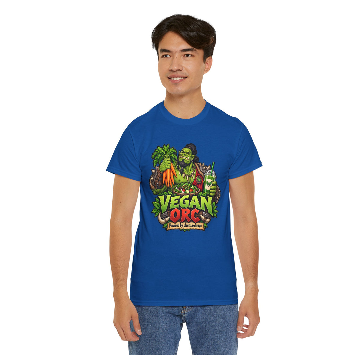 Vegan Orc T-Shirt | Geschenk für Veganer und Kraftsportler