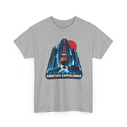 Endstufe Kapitalismus T-Shirt | Dystopie-Satire für Cyberpunk-Fans