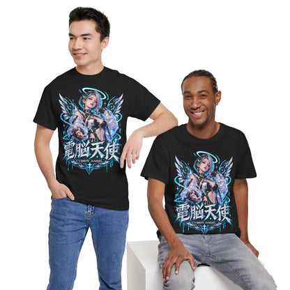 Cyber Angel T-Shirt | Anime-Geschenk für Cyberpunk-Fans