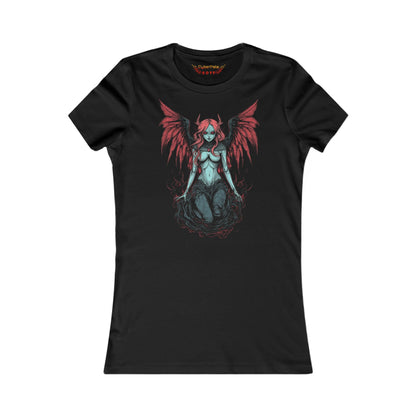 Geflügelter Dämon T-Shirt | Fantasy T-Shirt für Frauen