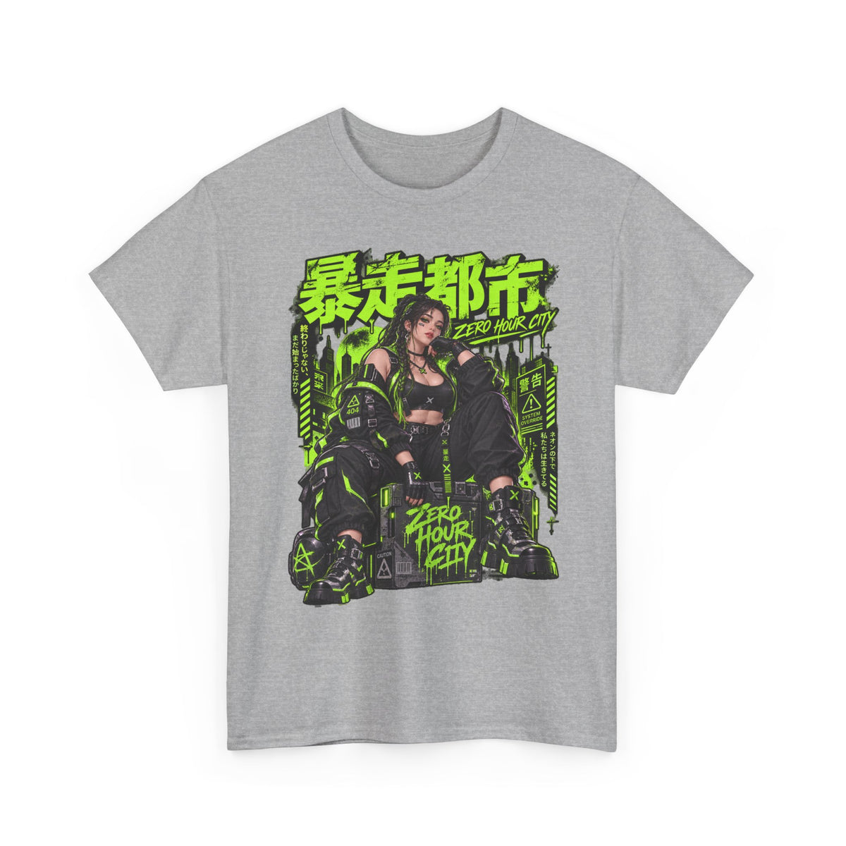 Zero Hour City T-Shirt | Streetwear-Geschenk für Techwear-Fans
