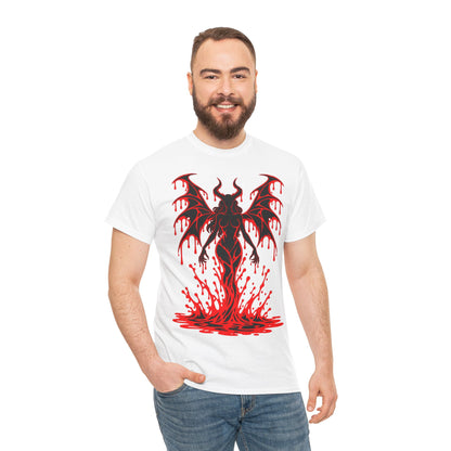 Crimson Succubus T-Shirt | Dämonin für Gothic und Halloween