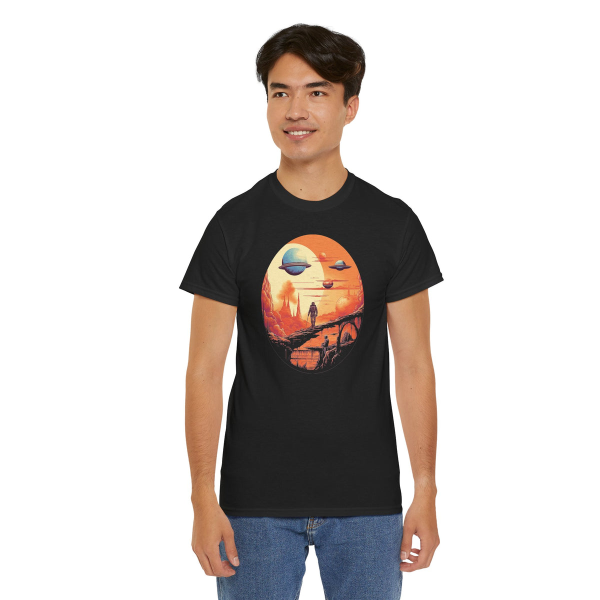 Fremde Welten T-Shirt | T-Shirt für Retro Sci-Fi Fans