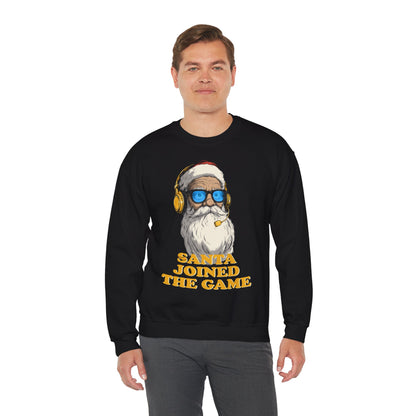 Santa joined the game – Gaming-Pullover für Weihnachten