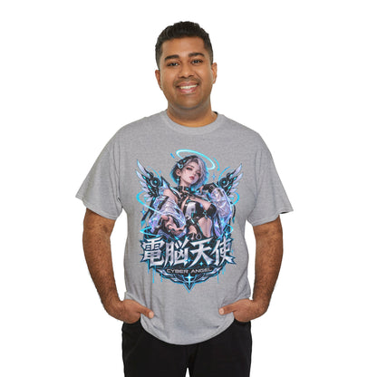 Cyber Angel T-Shirt | Anime-Geschenk für Cyberpunk-Fans