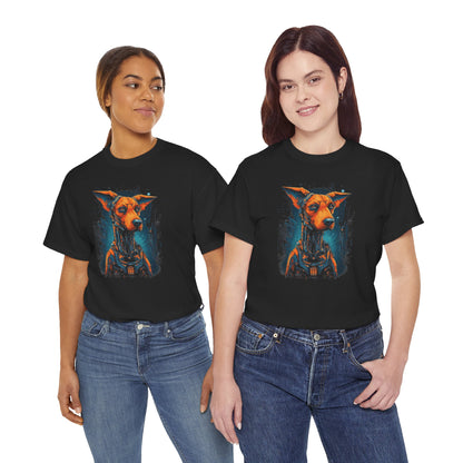 Robo Dogge T-Shirt | T-Shirt für Sci-Fi Fans und Hundeliebhaber