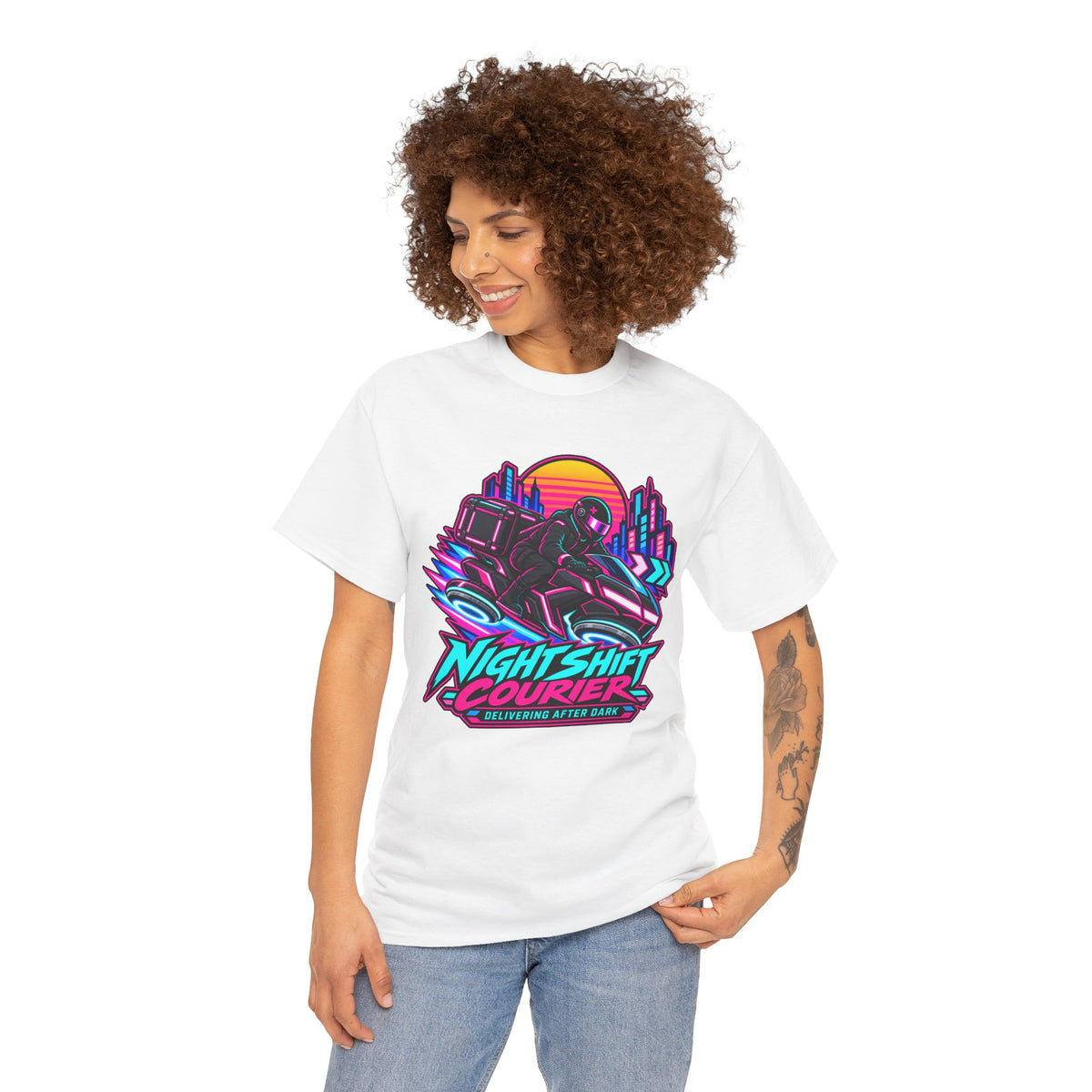 Nightshift Courier T-Shirt | Geschenk für Kuriere und Lieferfahrer