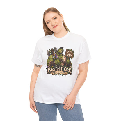 Pacifist Orc T-Shirt | Lustiges Fantasy Shirt mit friedlichem Ork