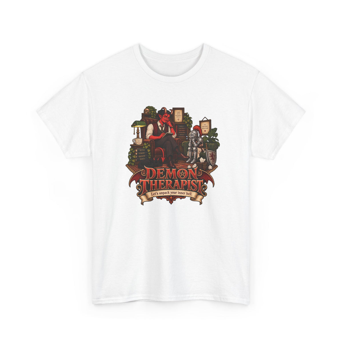 Demon Therapist T-Shirt | Lustiges Geschenk für Therapeuten