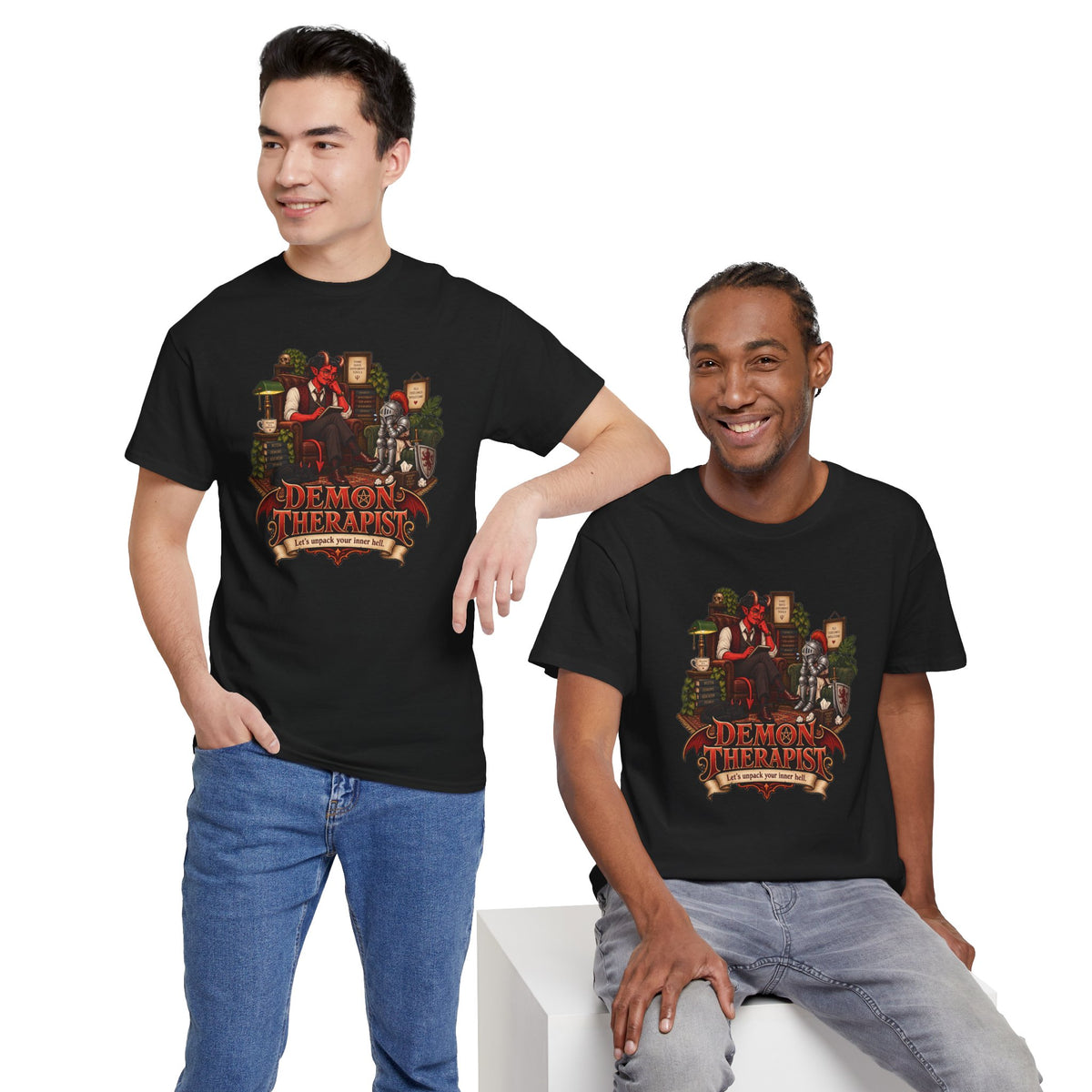 Demon Therapist T-Shirt | Lustiges Geschenk für Therapeuten