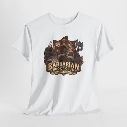 Barbarian Book Club T-Shirt | Lustiges Shirt für Leseratten