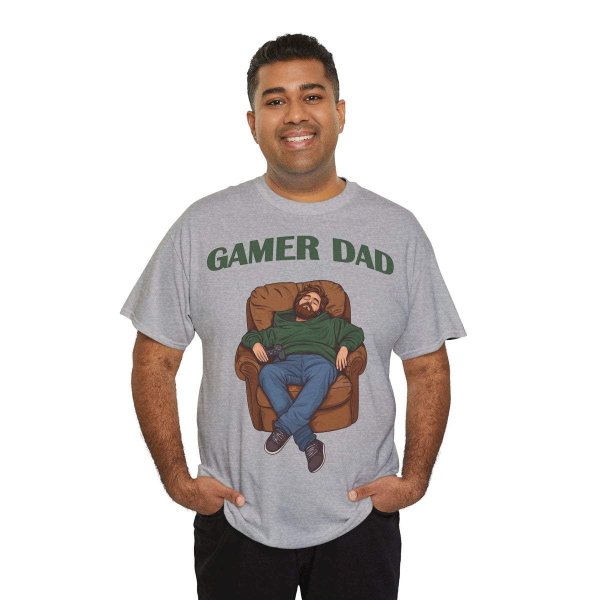 GAMER DAD T-Shirt Retro | Lustiges Geschenk für Zocker-Väter