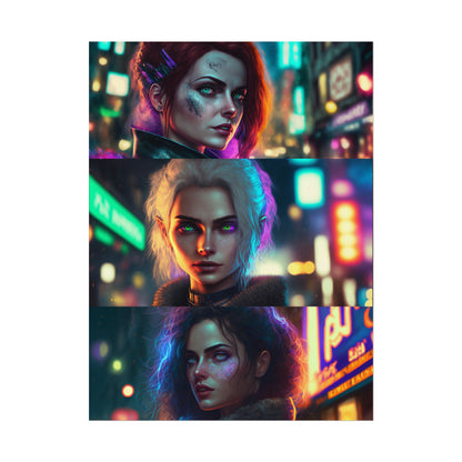 Cyberpunk Poster | Sorceresses in Night City