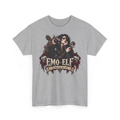 Emo Elf T-Shirt | Gothic-Geschenk für Emo- und Fantasy-Fans