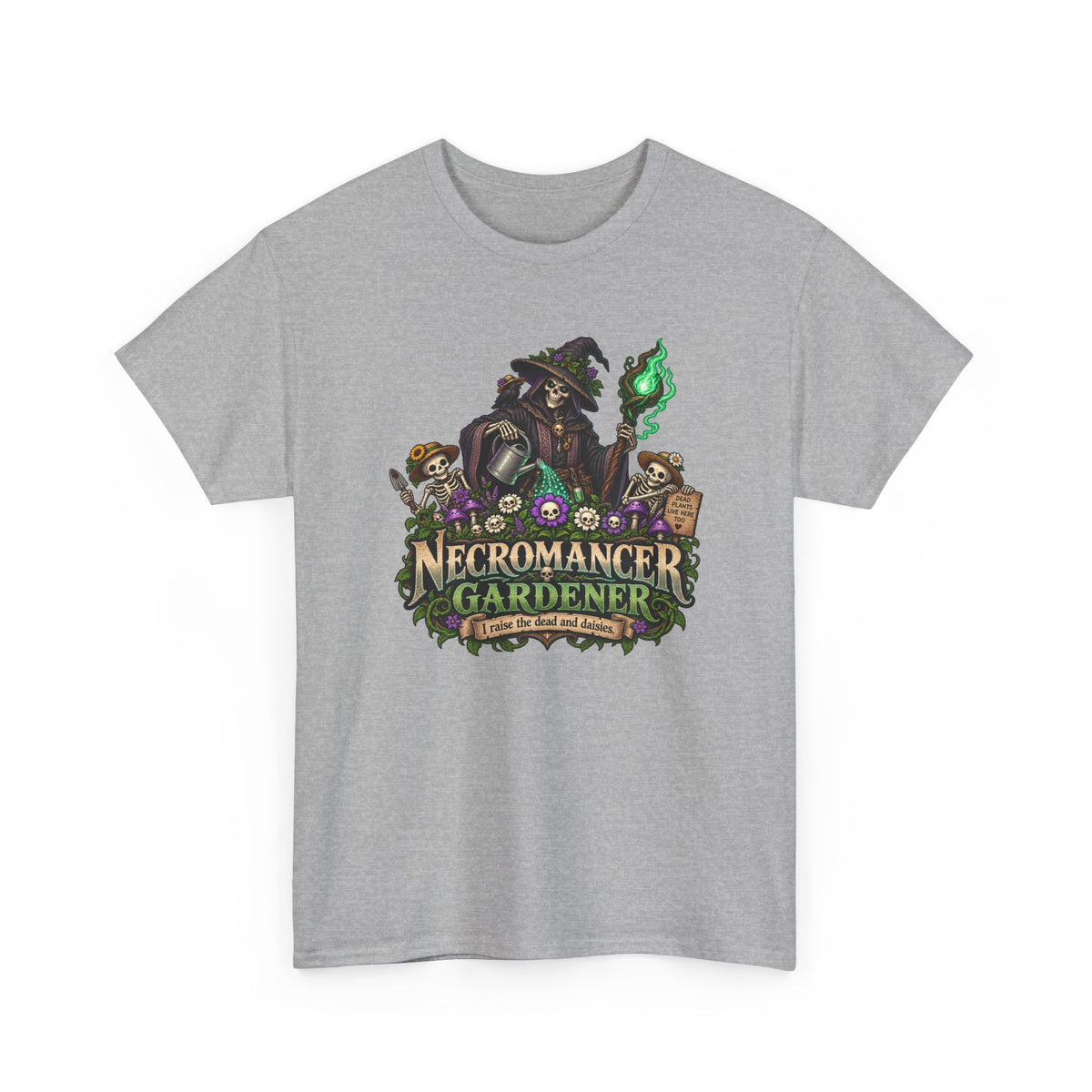 Necromancer Gardener T-Shirt | Lustiges Garten Shirt für Fantasy Fans