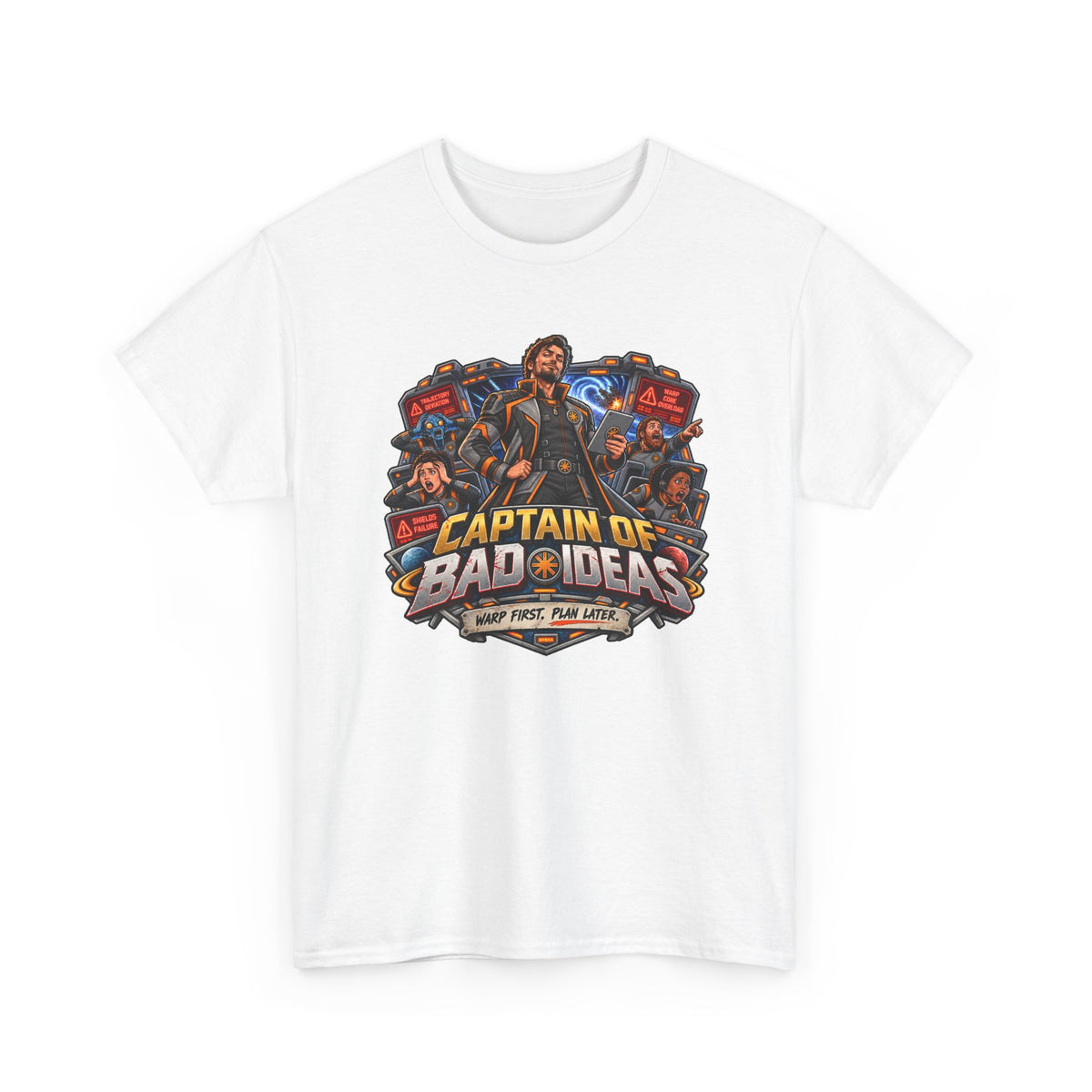 Captain of Bad Ideas T-Shirt | Geschenk für Chefs und Teamleiter