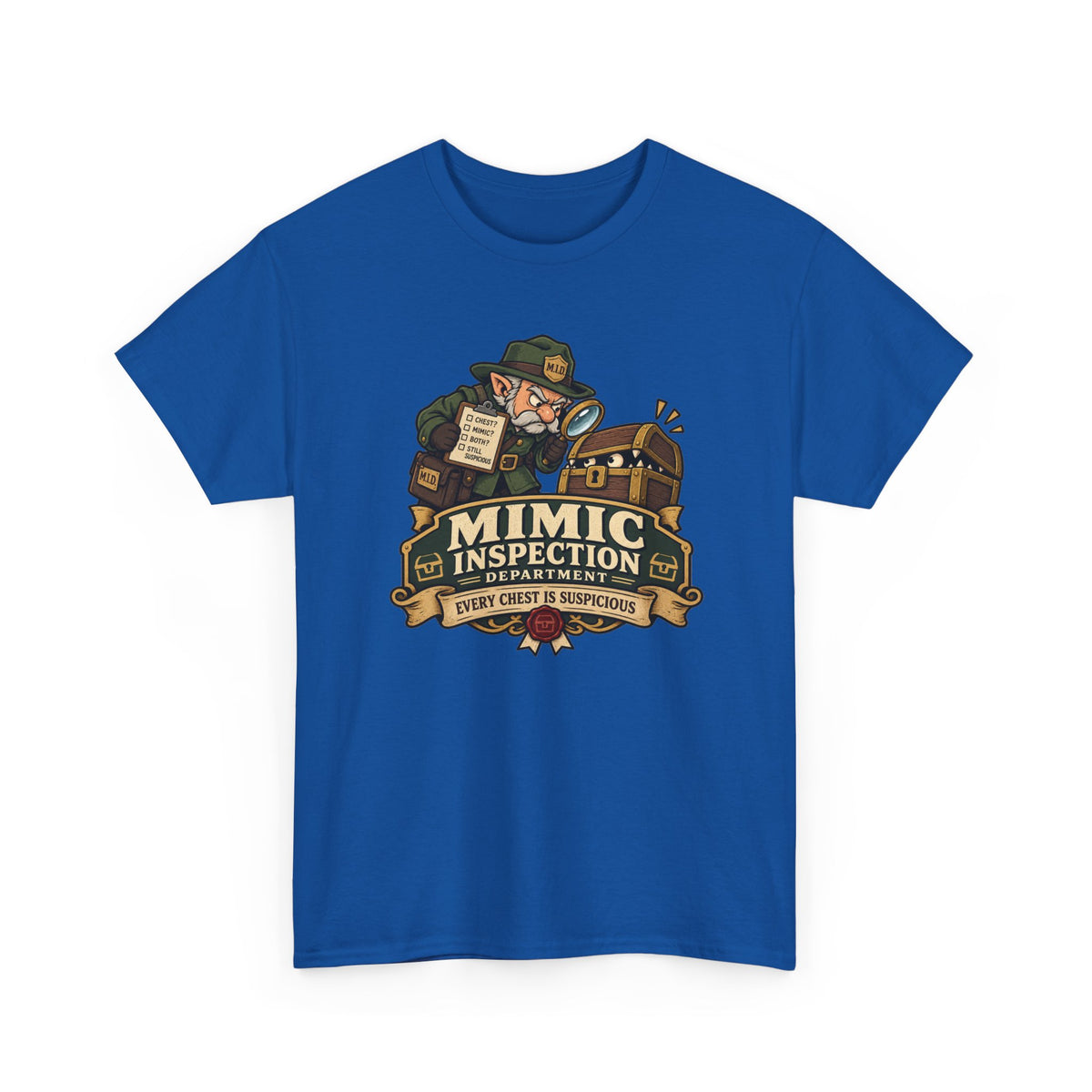 Mimic Inspection Department T-Shirt | Rollenspiel Shirt für Dungeon Fans