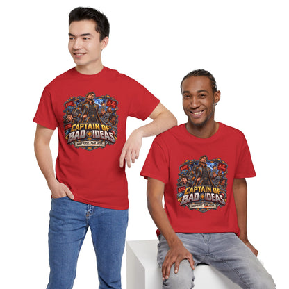 Captain of Bad Ideas T-Shirt | Geschenk für Chefs und Teamleiter