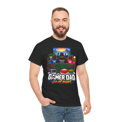 Gamer Dad Co-op Night T-Shirt | Geschenk für Papa von den Kindern