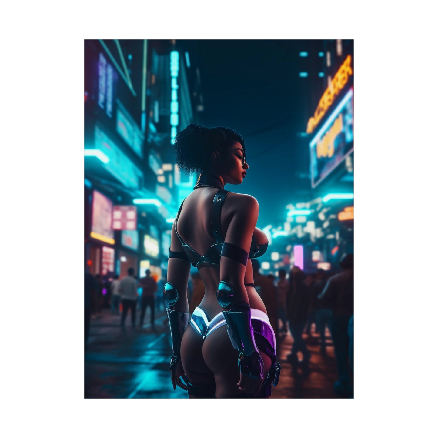 Cyberpunk Poster | Cyberpunk Night Beauty